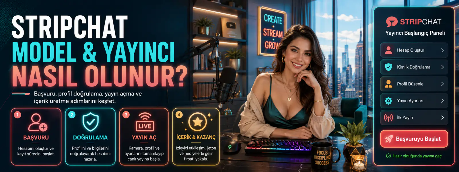 StripChat Model & Yayıncı Nasıl Olunur?