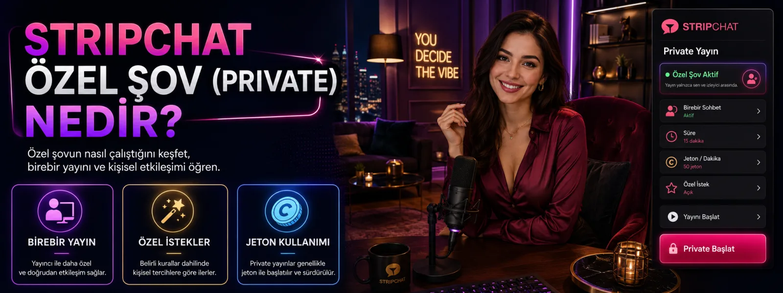 StripChat Özel Şov (Private) Nedir?