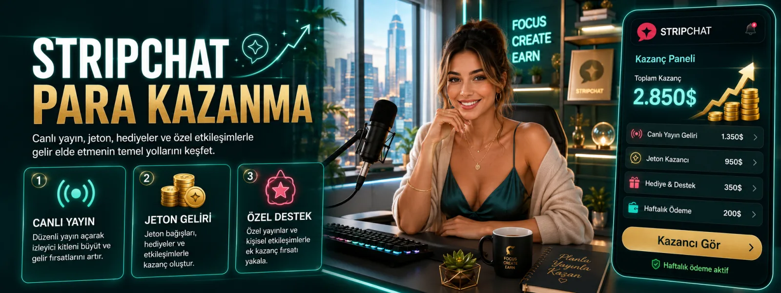 StripChat Para Kazanma