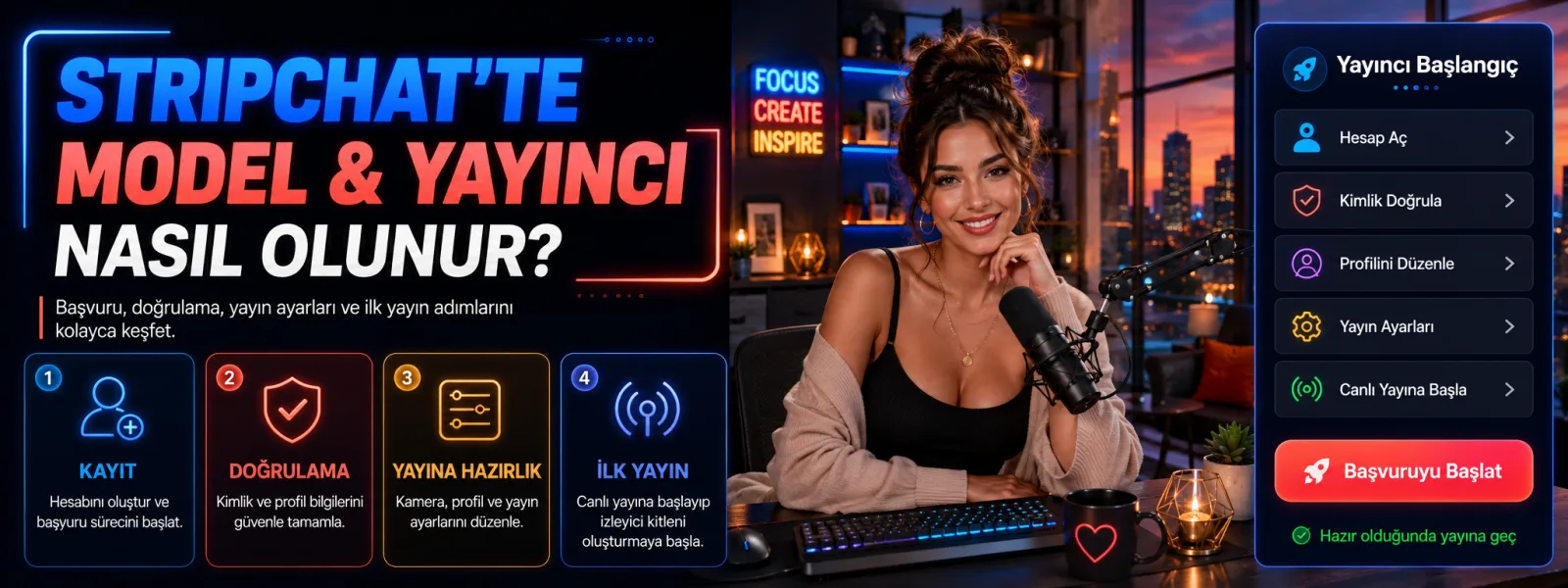 StripChat'te Model & Yayıncı Nasıl Olunur?